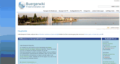 Desktop Screenshot of buergerwiki.net