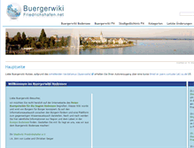 Tablet Screenshot of buergerwiki.net